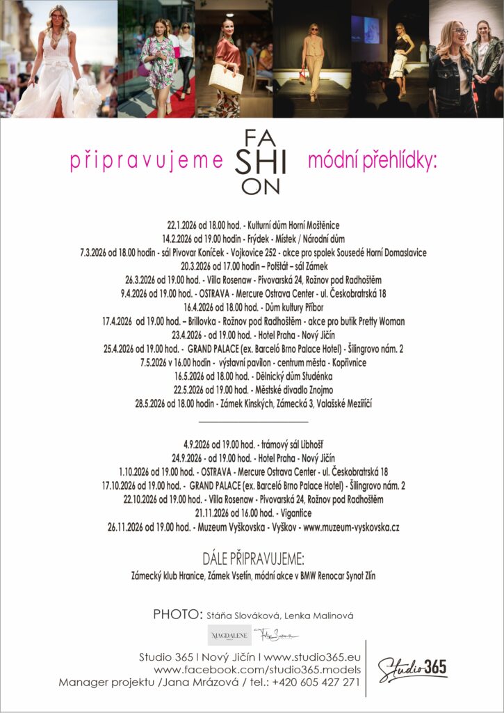 módní přehlídky 2026